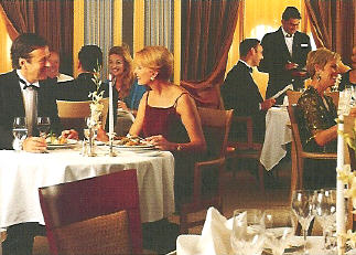 Seabourn Cruises: Dinner on a Formal Night